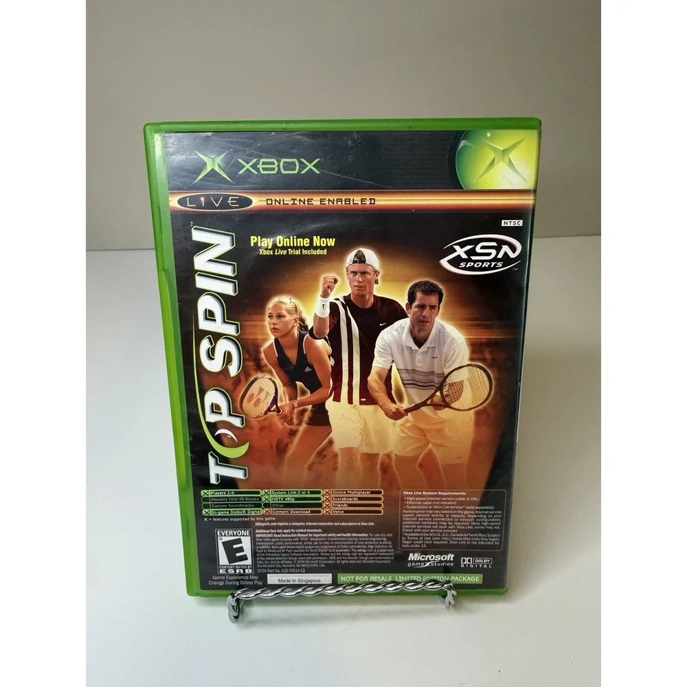 NCAA Football 2005 (Original OG XBOX, 2004) Complete w/ Manual CIB Black Label